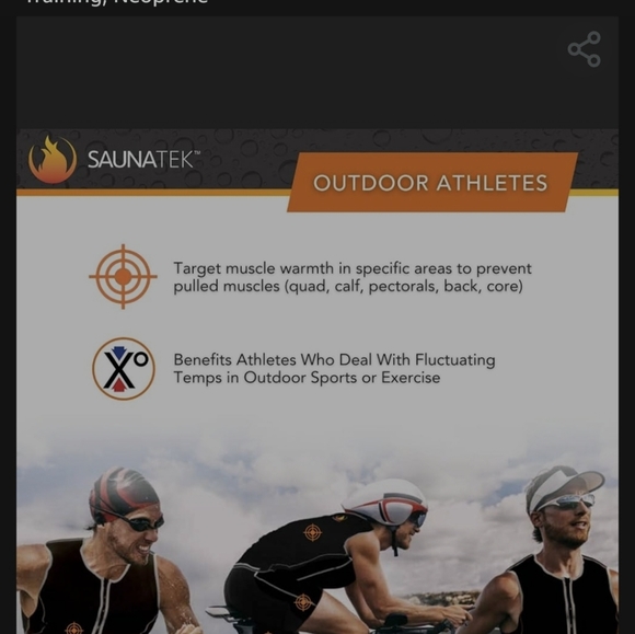 NWOT SaunaFX by Saunatek Men's XXL Neoprene Sauna Vest - Picture 3 of 9